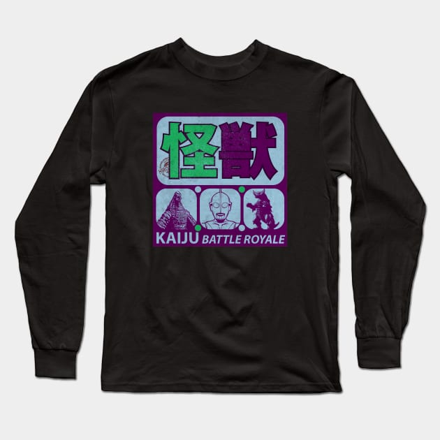 Kaiju Battle Codeine Long Sleeve T-Shirt by CTShirts